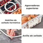 Contenedor Hermético de 4 Compartimentos | ContainHome™